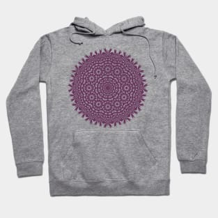 Sacred Leaf Mandala (Purple) Hoodie